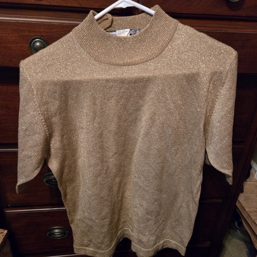 Collectors InternationalGold Shimmer Sweater